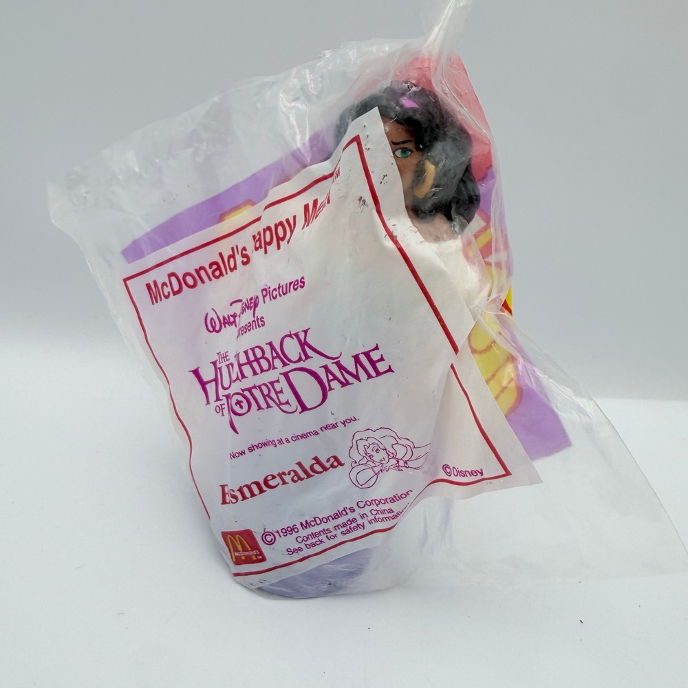 Vintage 1996 McDonald's Happy Meal Disney Hunchback of Notre Dame Esmeralda Toy